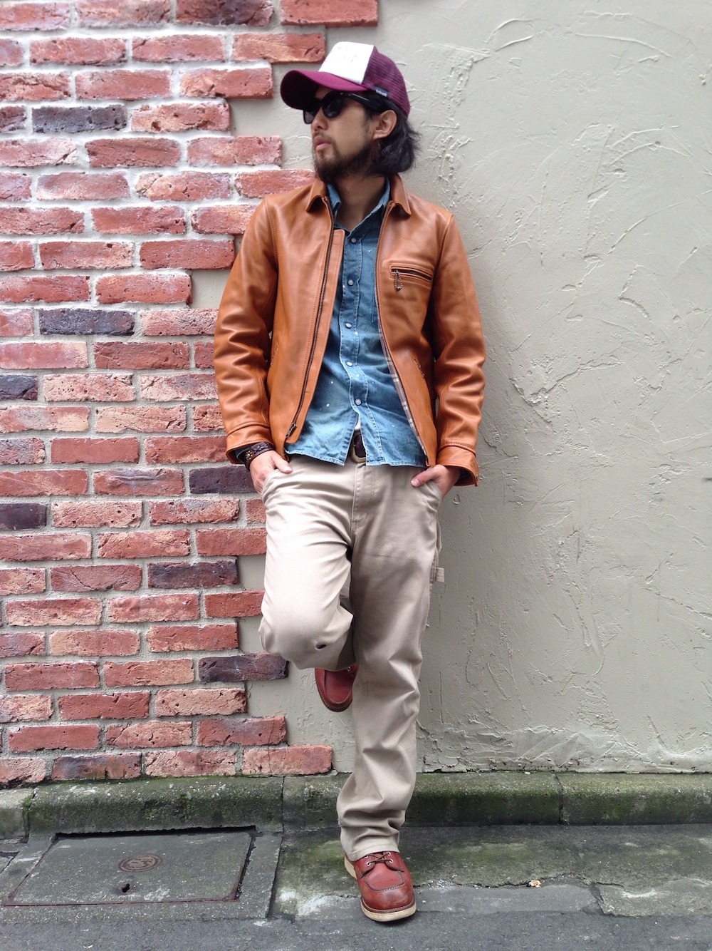 鈴木 瞬(Schott Grand Store TOKYO)｜schottのライダースジャケットを