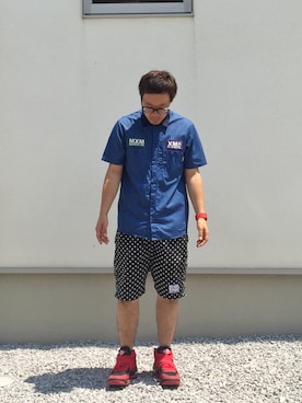 「STINGRAY（スティングレイ）のアイテム」を使った、KMDxxxxさん（メンズ・168cm）の夏コーディネート