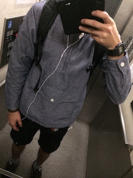 「RAGEBLUE（レイジブルー）のアイテム（その他アウター）」を使った、柊太さん（メンズ・173cm）の夏コーディネート