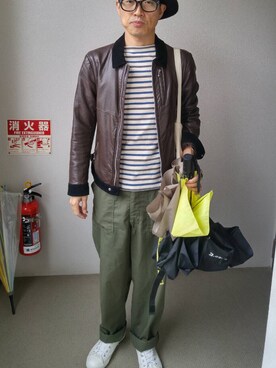 farrattiさん（メンズ・172cm）の秋コーディネート