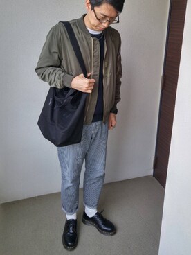 「A part by（アパートバイ）のアイテム」を使った、farrattiさん（メンズ・172cm）の秋コーディネート