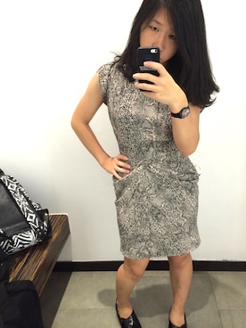 「Guess（ゲス）のアイテム（ワンピース/ドレス）」を使った、没有人Peyoteさん（レディース・159cm）の夏コーディネート