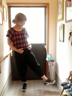 「エアーMAX」｜花屋になりたくてさん（レディース・156cm）の夏コーディネート