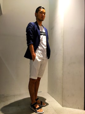 「表参道ヒルズ」｜AkihikoItoさん（メンズ・178cm）の春コーディネート