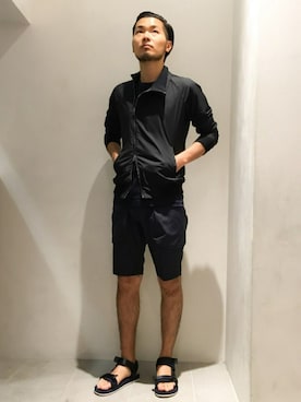 「アイテム（ナイロンジャケット）」を使った、AkihikoItoさん（メンズ・178cm・20代）の夏コーディネート