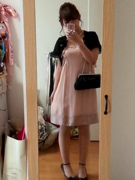 「CLEARIMPRESSION （クリアインプレッション）のアイテム（バッグ）」を使った、y-さん（レディース・163cm）の秋コーディネート