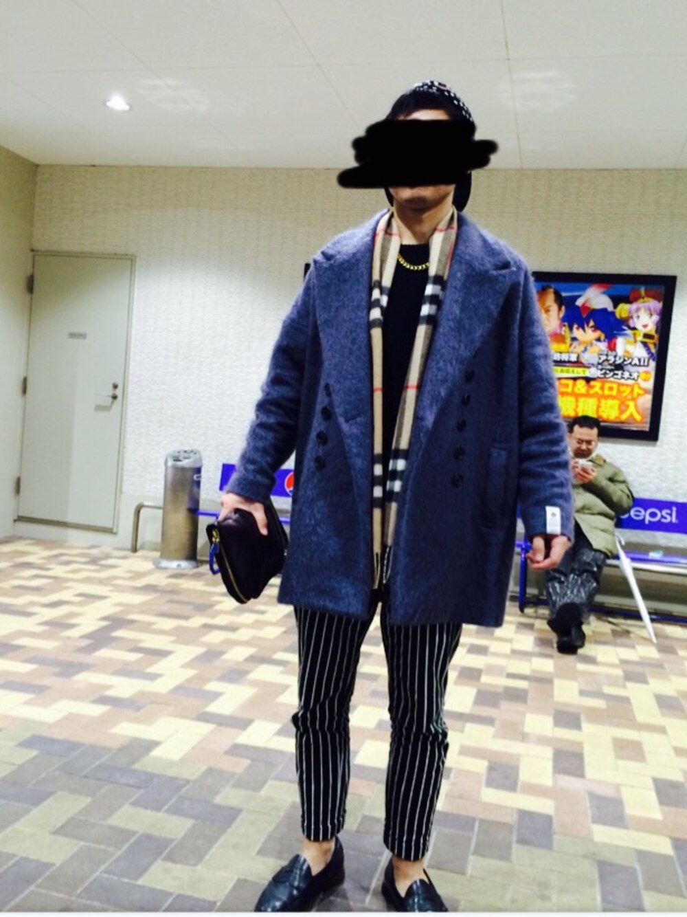 SHAREEF（シャリーフ）の「MOHAIR TWEED COCOON COAT □（ピーコート