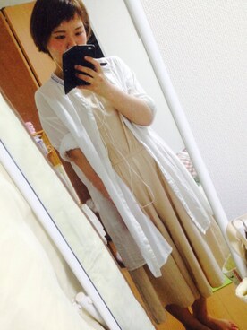 「Chez toi（シェトワ）のアイテム（つなぎ/オールインワン）」を使った、rikaさん（レディース・158cm）の夏コーディネート