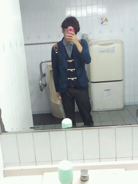 「アイテム（テーラードジャケット、グリーン系）」を使った、りょーじさん（メンズ・173cm）の春コーディネート