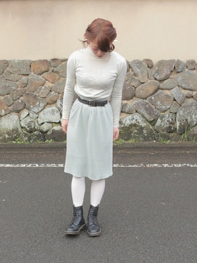 「河野悦子」｜ぴっぴさん（レディース・153cm）の冬コーディネート