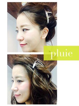 「アイテム（バレッタ/ヘアクリップ）」を使った、しおさきえり(ladiance代官山)さん（レディース・162cm）の冬コーディネート