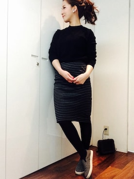 「アイテム（イヤリング）」を使った、しおさきえり(ladiance代官山)さん（レディース・162cm・20代）の春コーディネート