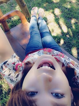 「5（ファイブ）のアイテム（その他トップス）」を使った、Miyamiyamiさん（レディース・162cm）の秋コーディネート