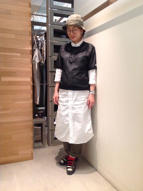 クスノセ レイ ビームス 原宿 Beamsのtシャツ カットソーを使ったコーディネート Wear