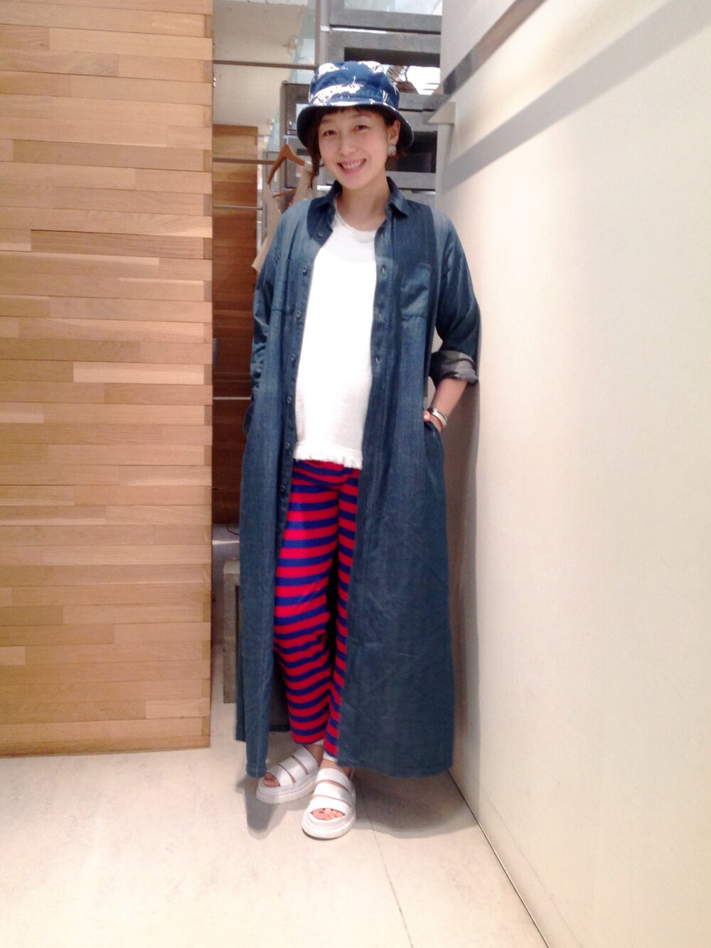 Needlesのワンピース/ドレスを使った人気ファッションコーディネート