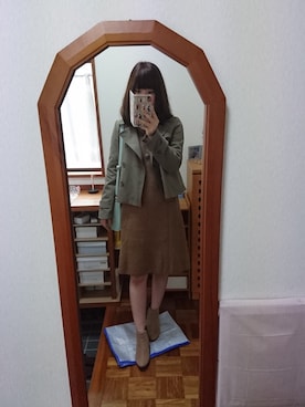「index（インデックス）のアイテム（その他アウター）」を使った、stm11yzさん（レディース・161cm）の春コーディネート
