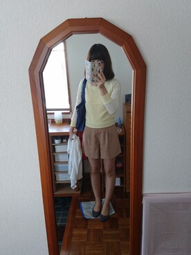 「MINIMUM（ミニマム）のアイテム（トップス）」を使った、stm11yzさん（レディース・161cm）の春コーディネート