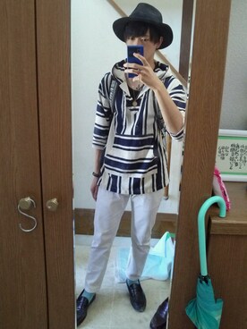 ぬまちゃんさん（メンズ・170cm）の夏コーディネート