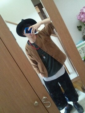 「ハットコーデ」｜ぬまちゃんさん（メンズ・170cm）の秋コーディネート