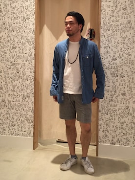 「FRUIT OF THE LOOM（フルーツオブザルーム）のアイテム」を使った、たにさん（メンズ・170cm）の春コーディネート