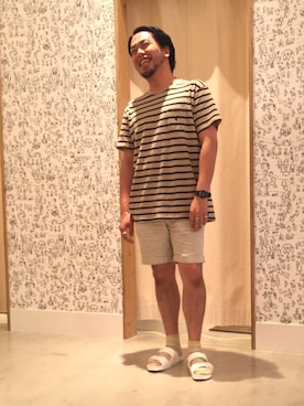 「coenスタッフスタイリング」｜「アイテム（腕時計）」を使った、たにさん（メンズ・170cm）の夏コーディネート