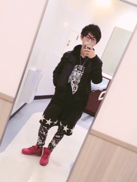「PARADOX（パラドックス）のアイテム（ブルゾン）」を使った、ケイスケ 原さん（メンズ・175cm）の春コーディネート
