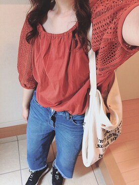 「Americanapparel」｜yuukiさん（レディース・160cm）の夏コーディネート
