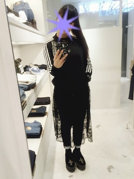 「アイテム（ジャージ）」を使った、marinaさん（レディース・158cm・20代）の春コーディネート