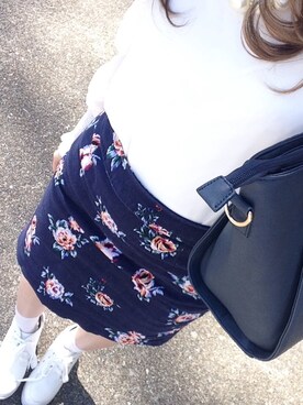 仁平 紗耶加さん（レディース・154cm）の春コーディネート