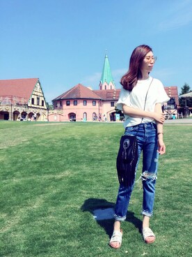 Rikuuü🎈さん（レディース・165cm）の夏コーディネート