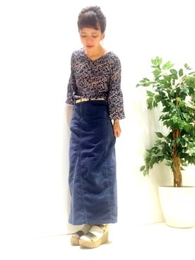 R子さん（レディース・151cm）の春コーディネート