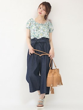 ricacoさん（レディース・158cm）の夏コーディネート