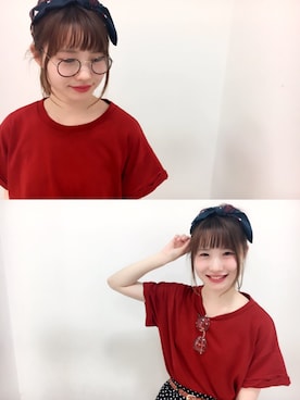「one after another NICE CLAUP（ワンアフターアナザーナイスクラップ）のアイテム（財布/小物）」を使った、ricacoさん（レディース・158cm）の春コーディネート