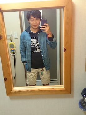 「ノーカラー」｜「アイテム（その他シューズ）」を使った、みやもんさん（メンズ・165cm）の秋コーディネート