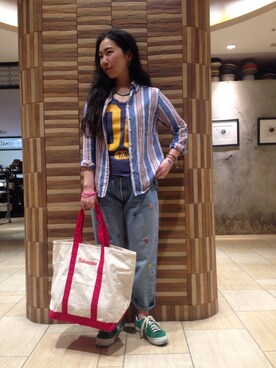 「アメカジ」｜小林さん（レディース・155cm）の春コーディネート