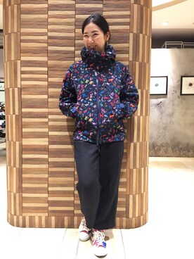 「ボヘミアンズ」｜「アイテム（マウンテンパーカー）」を使った、小林さん（レディース・155cm）の夏コーディネート