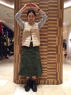 小林さん（レディース・155cm）の秋コーディネート