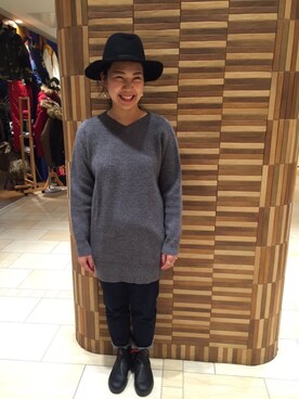 小林さん（レディース・155cm）の冬コーディネート