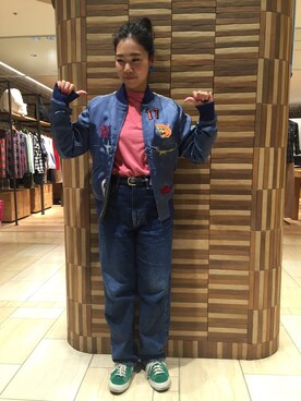 「ボヘミアンズ」｜「アイテム（ブルゾン）」を使った、小林さん（レディース・155cm）の夏コーディネート