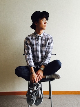 f_gawaさん（メンズ・170cm）の夏コーディネート