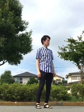 「N.HOOLYWOOD」｜「アイテム（その他）」を使った、S.Mitsuさん（メンズ・178cm）の夏コーディネート