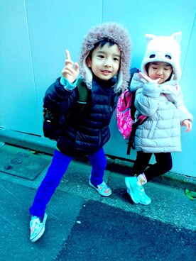 Gelato Pique Garden ジェラートピケガーデン のニットキャップ ビーニーを使ったキッズ人気ファッションコーディネート Wear