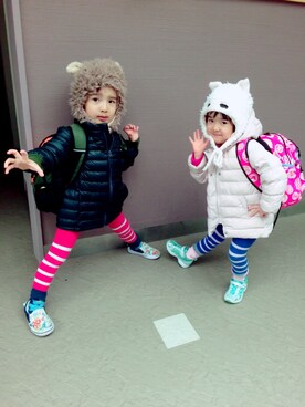 Gelato Pique Garden ジェラートピケガーデン のニットキャップ ビーニーを使ったキッズ人気ファッションコーディネート Wear