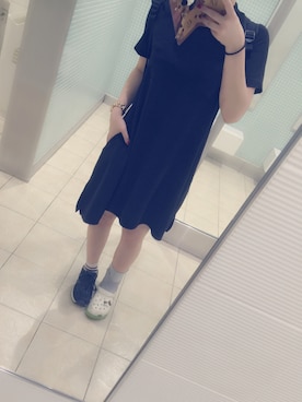 「くつした」｜「アイテム（アナログ腕時計）」を使った、Tsumugi Andoさん（レディース・165cm）の夏コーディネート