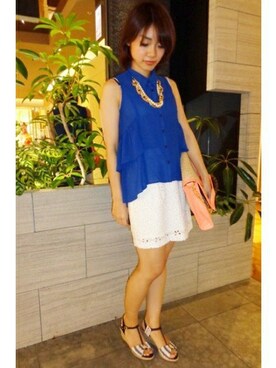 LIMITLESS LUXURY Yurakutyoさん(レディース・164cm)の夏コーディネート