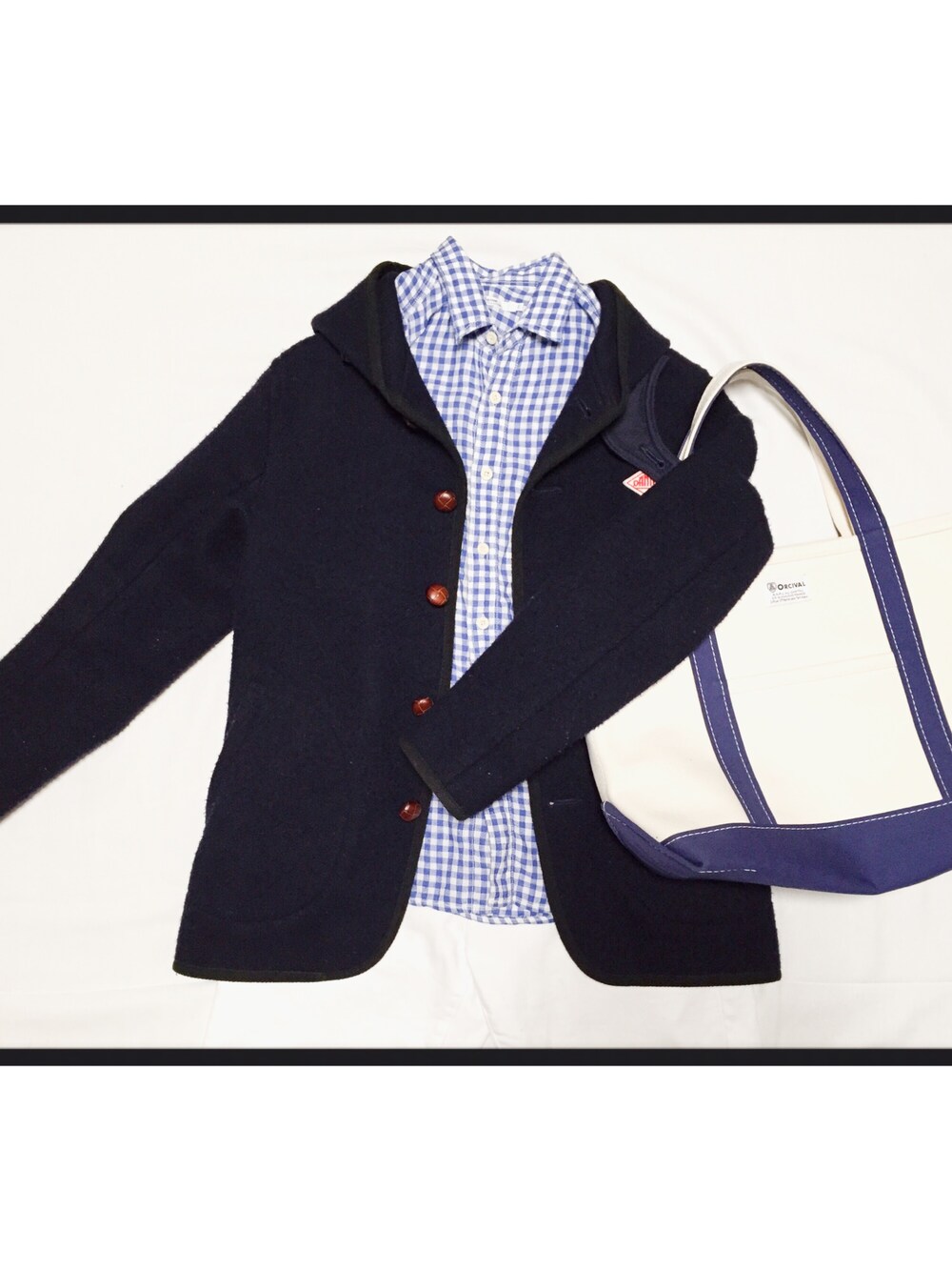 DANTON(ダントン)】ウールモッサ シングルフードジャケットを使った