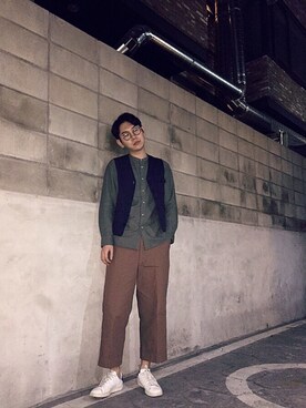 「widepants」｜Jay Sonさん（メンズ・181cm）の春コーディネート