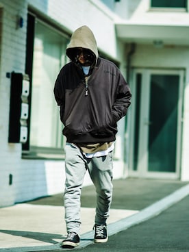 BFさん（メンズ・175cm）の春コーディネート