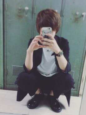 「BEAMS（ビームス）のアイテム（その他シューズ）」を使った、hi.さん（レディース・157cm）の夏コーディネート