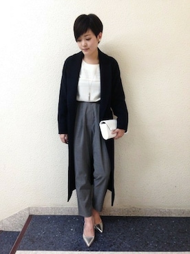 「A part by（アパートバイ）のアイテム（オールインワン・サロペット）」を使った、sumireさん（レディース・157cm）の秋コーディネート